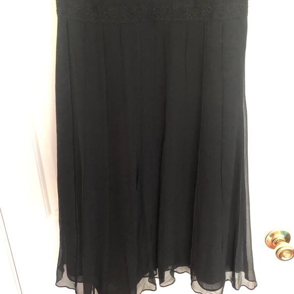 Vintage Anne Klein 100% silk LBD - Picture 6 of 9